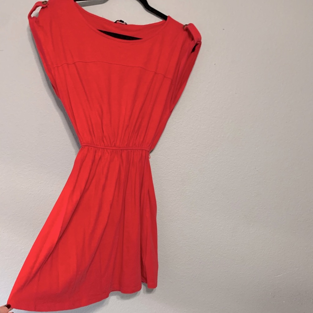 2/$10 Basics - Cotton coral dress